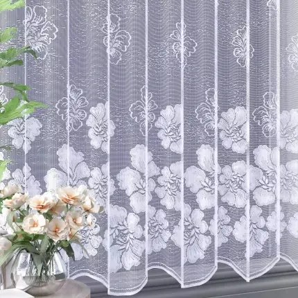 Mg Függöny 649/94 Fehér 350x160cm készre varrva Bt M