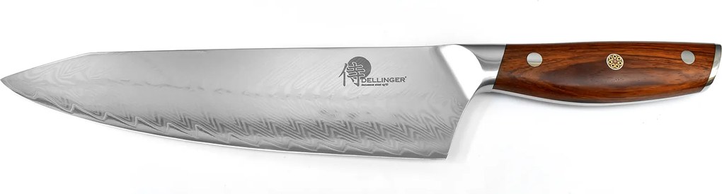 Kiritsuke kés 215 Dellinger Rose Wood Damascus