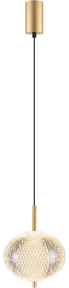 Zuma Line 003064-034758 - GALATEA LED csillár kábelen, LED/6,5W/230V, arany