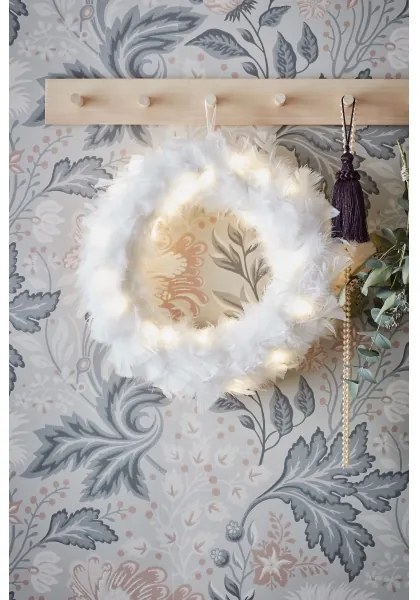 Markslöjd 705290 - LED karácsonyi koszorú FEATHER LED/1,2W/3xAA átm. 35 cm