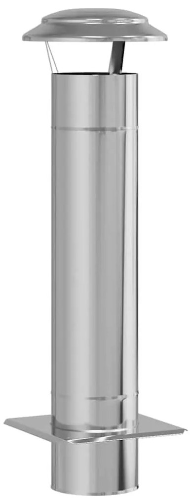 Kémény Kiterjesztés Ezüst 25 x 25 x 82 cm Rozsdamentes acél