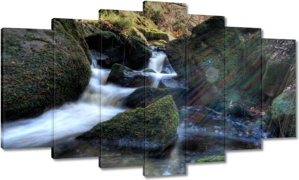 Festmények 140x80 Látvány Hegyi folyó