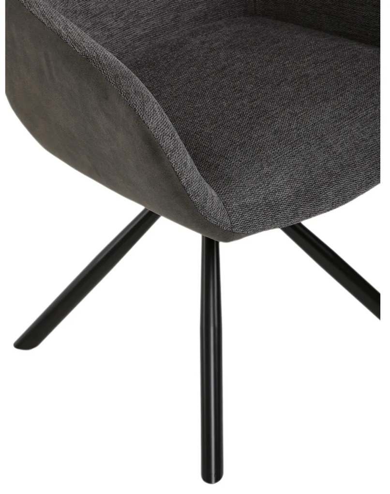 Étkezőszék-készlet visszahúzható mechanizmussalDCH-Y1143 GREY2, 2 db