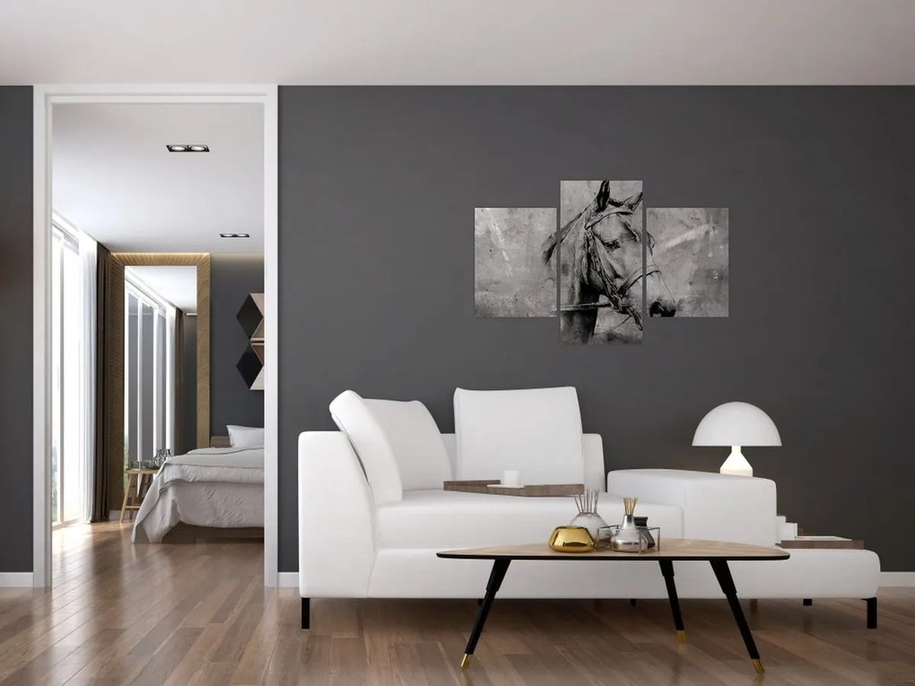 Kép - Egy ló portréja (90x60 cm)
