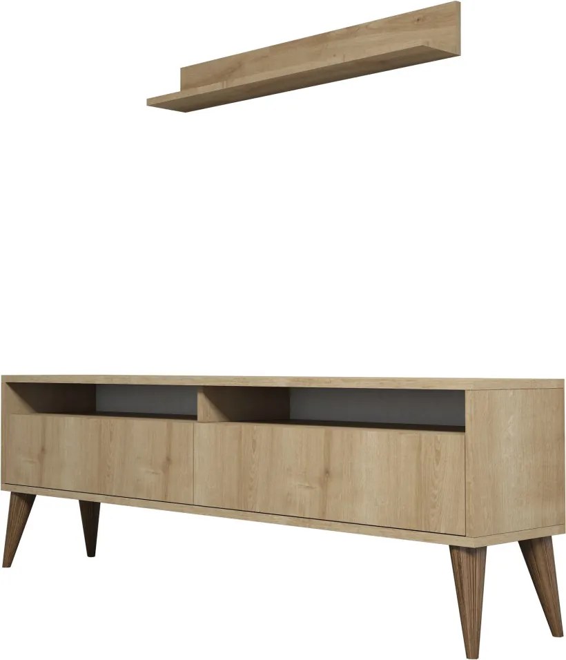 Best TV-állvány, tölgy, 150 cm – TR845HCT3088
