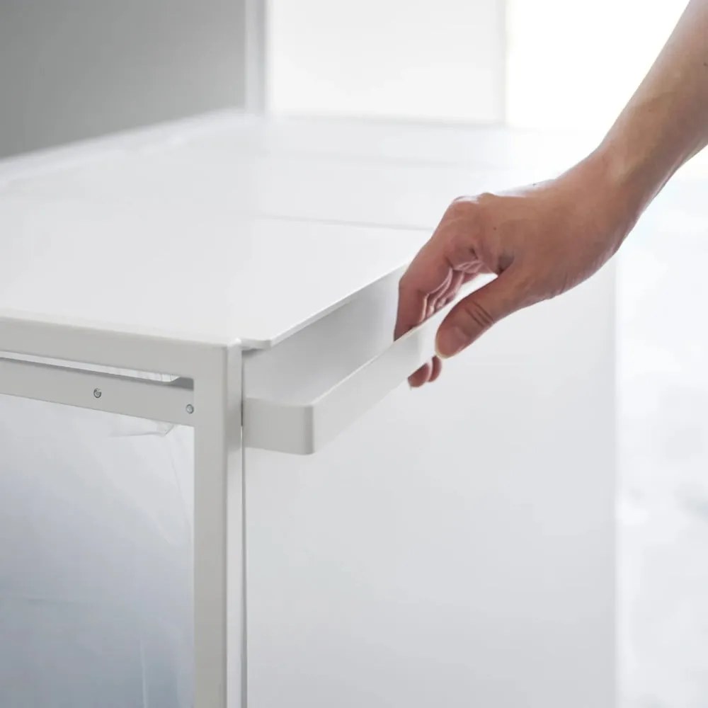 Fehér fém szelektív szemetes Tower – YAMAZAKI