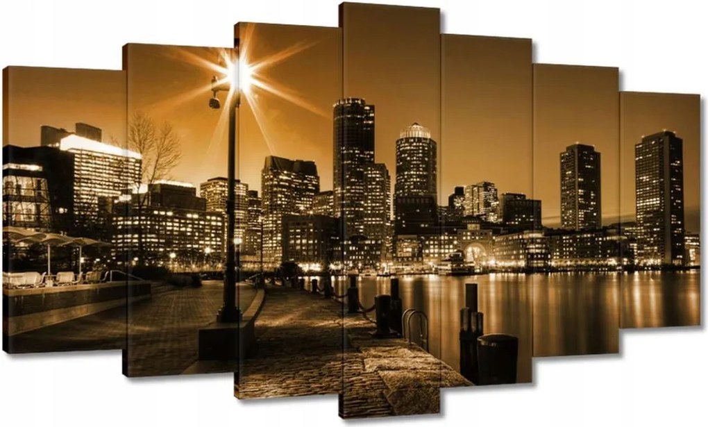 Vászonkép 140x80 Éjszaka Éjszakai város