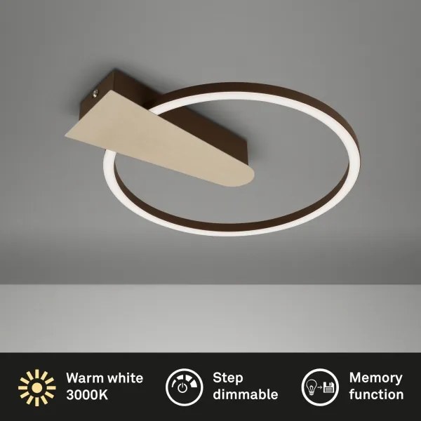 Briloner 3542017 - LED Dimmelhető mennyezeti lámpa NICO LED/12W/230V arany