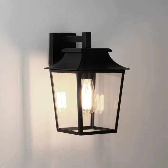 ASTRO LIGHTING 1340004 RICHMOND Klasszikus Kültéri Fali Lámpa Fekete, Átlátszó E27 IP23