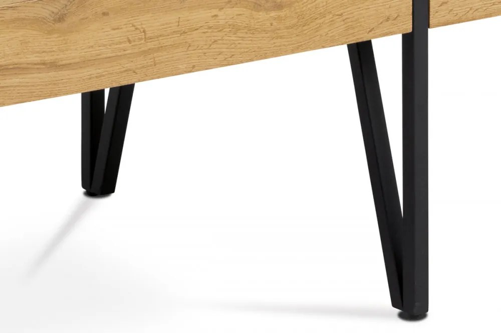 Ahg-233 Masă modernă pentru cafea în culoarea stejarului sălbatic 110x60x42 cm