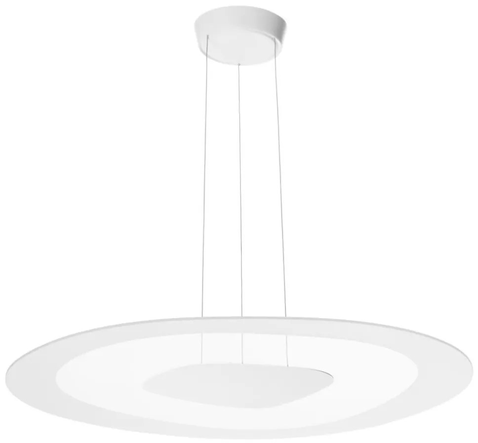 Linea Light 90348 - LED Csillár zsinóron ANTIGUA LED/38W/230V 60,8 cm CRI 90 fehér