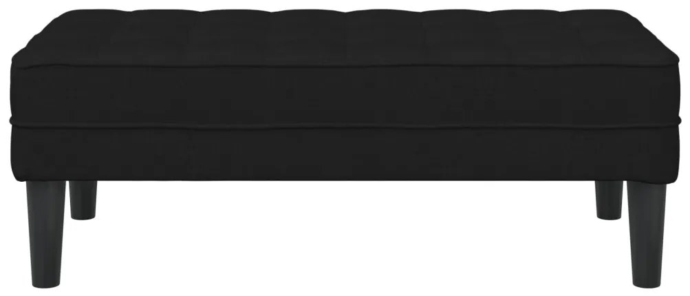 Pad Black 113x57x39 cm Szövet