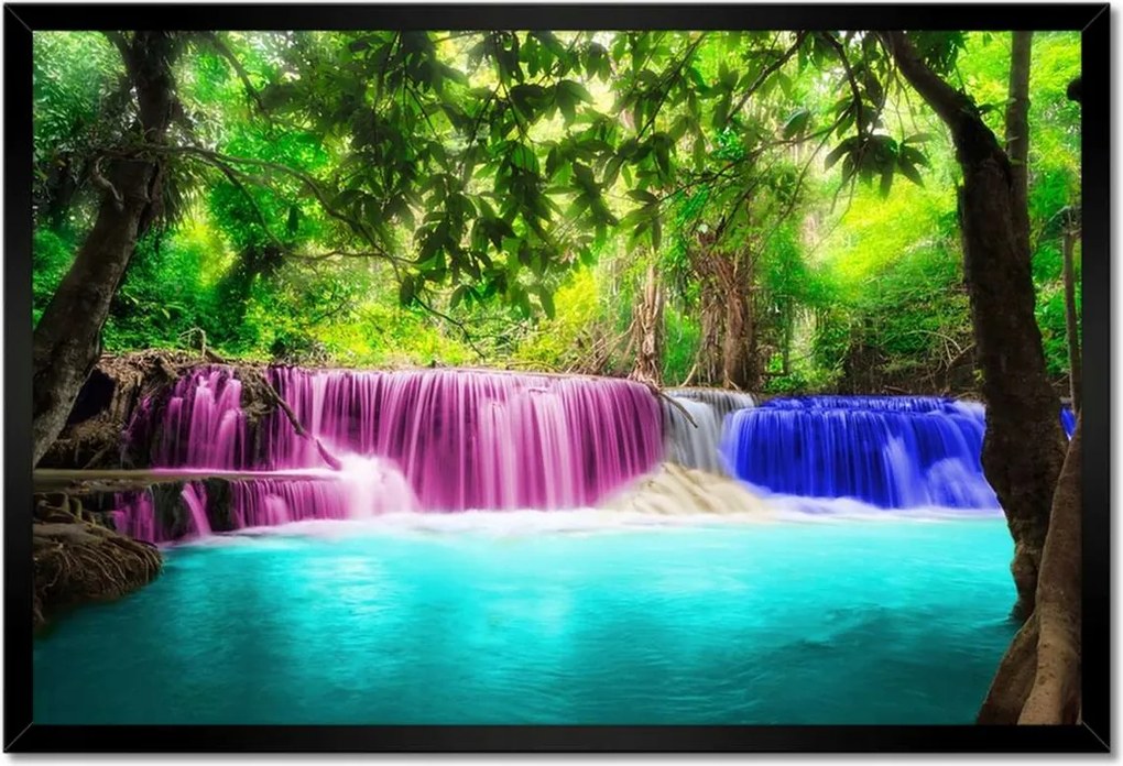 Poszterek keretben 60x40 Színes thai