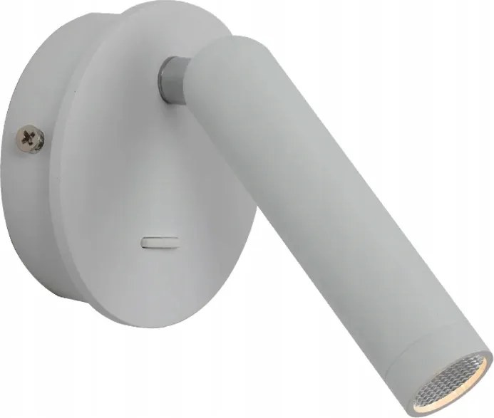 Italux Fali lámpa fehér Led 2.5W olvasó mozgatható reflektor