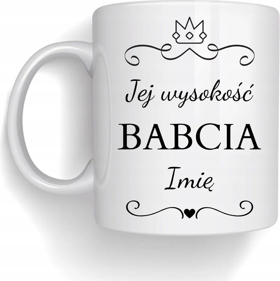 Bögre Őfelsége Nagymama Névvel Ajándék Nagyinak