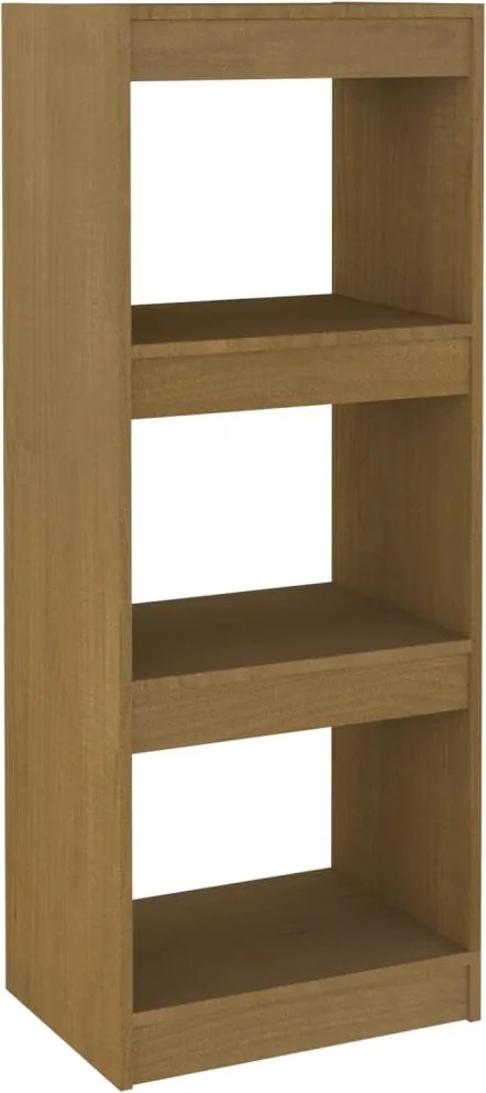 vidaXL mézbarna fenyőfa könyvszekrény/térelválasztó 40 x 30 x 103,5 cm