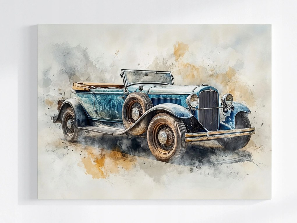 Poszter Autó Oldtimer Műemlék Kabrió 100x75