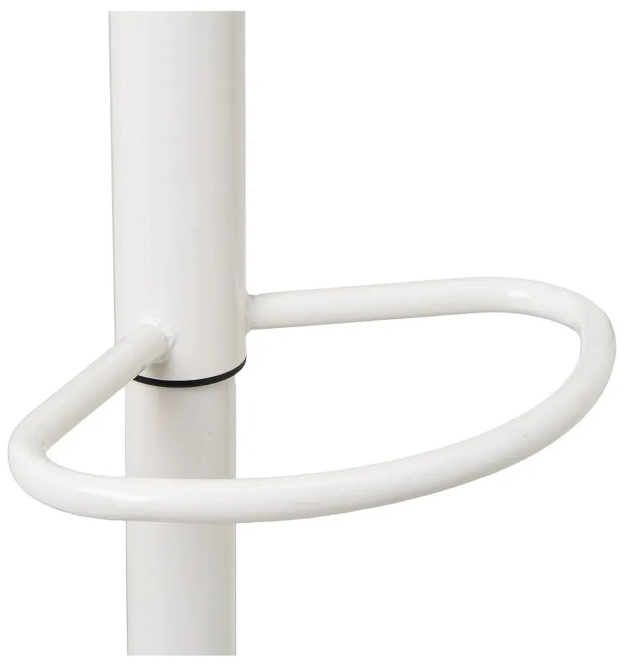 Fehér bőr utánzat állítható magasságú bárszék szett 2 db-os (ülésmagasság 56,5 cm) – Casa Selección