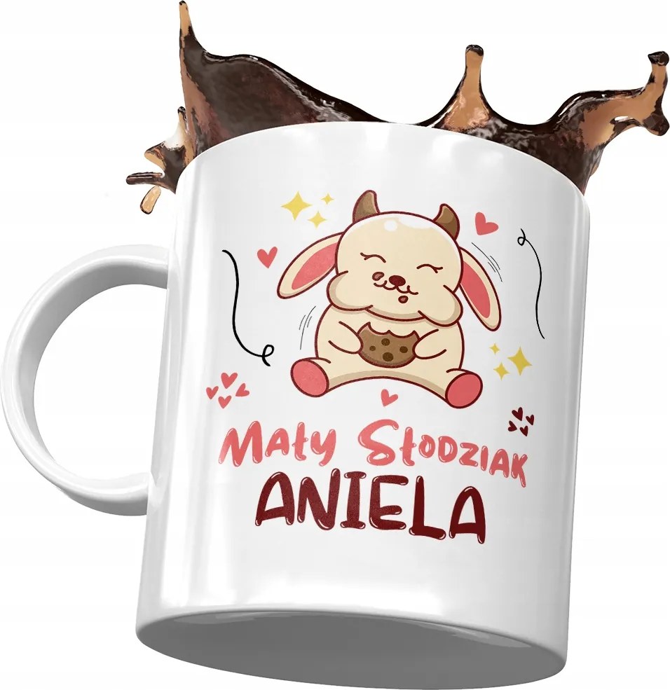 Angyalkáknak Születésnapi Bögre Névnapi Ajándék Nyomtatott Fotóval