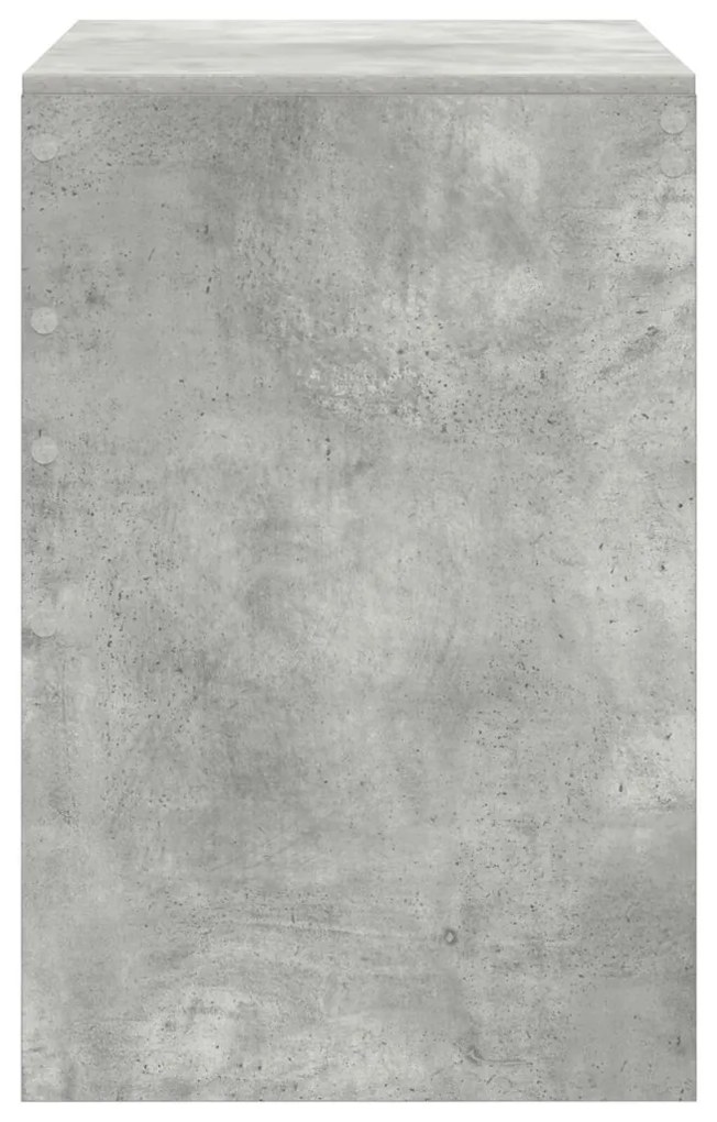 Számítógépes asztal Beton szürke MDF lap 90 x 50 x 76 cm