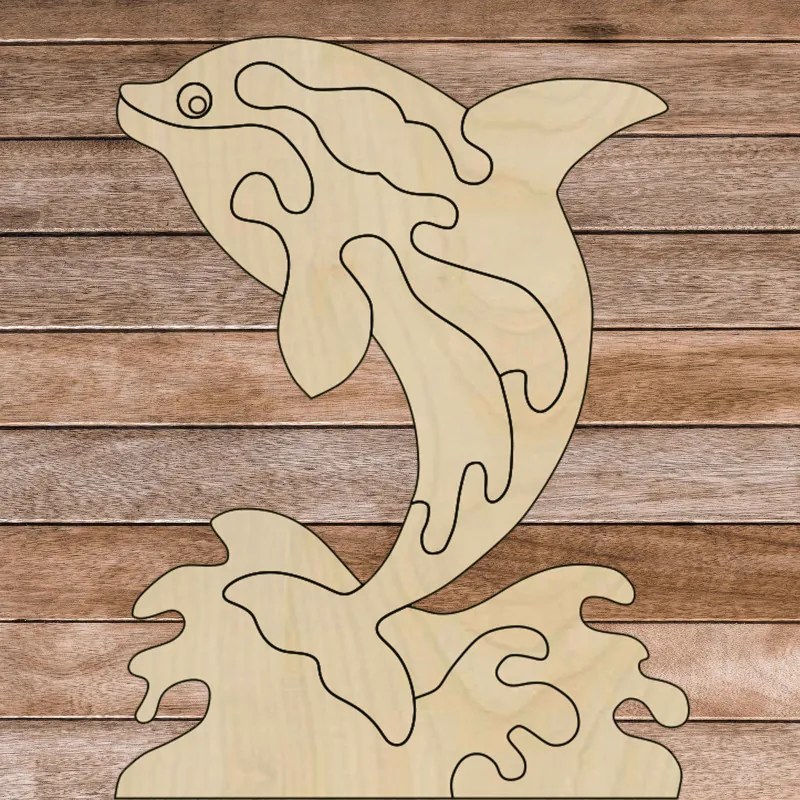 Montessori fa érzékszervi segédeszköz - Delfin | SENTOP H015 Nyár