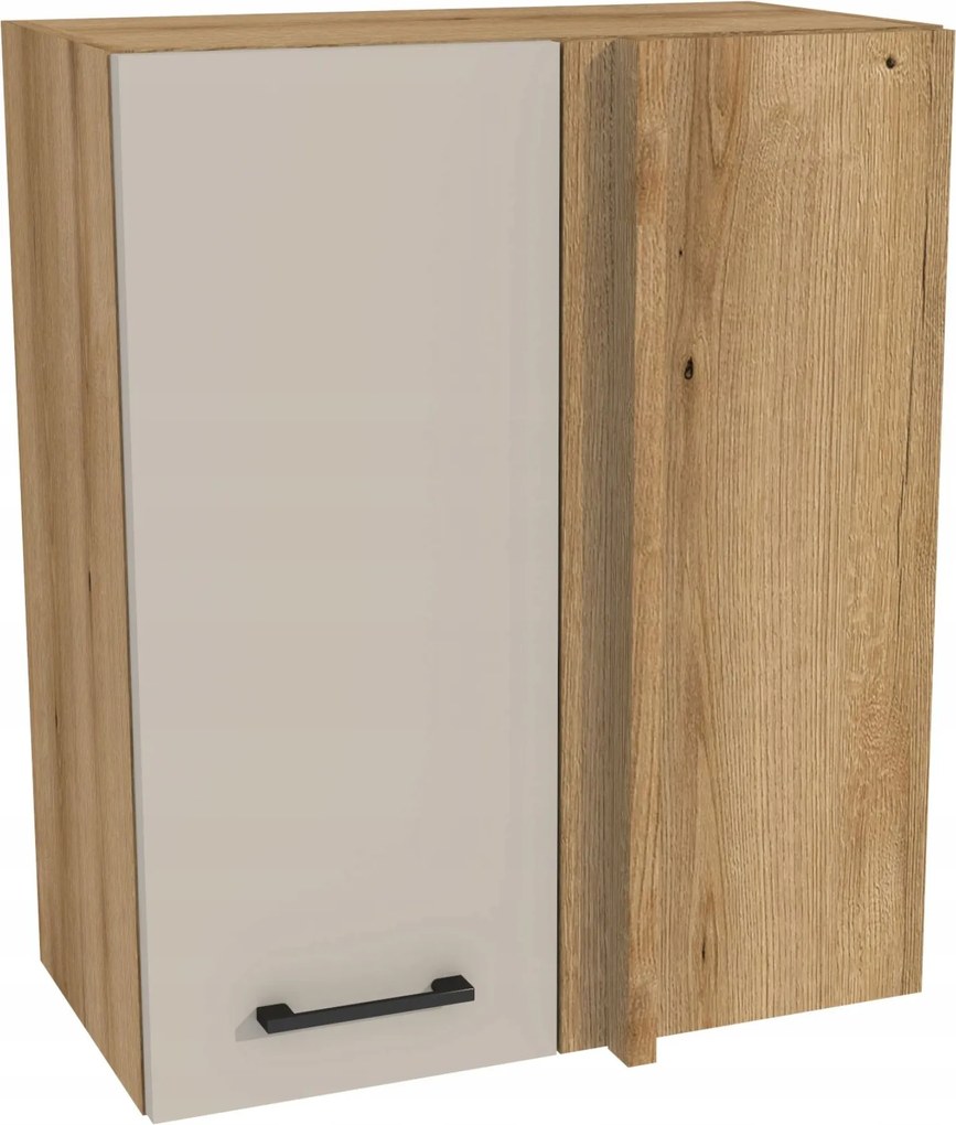 Konyhaszekrény felső sarok 65/72 Capri korpusz tölgy Evoke front Kasmír Ma