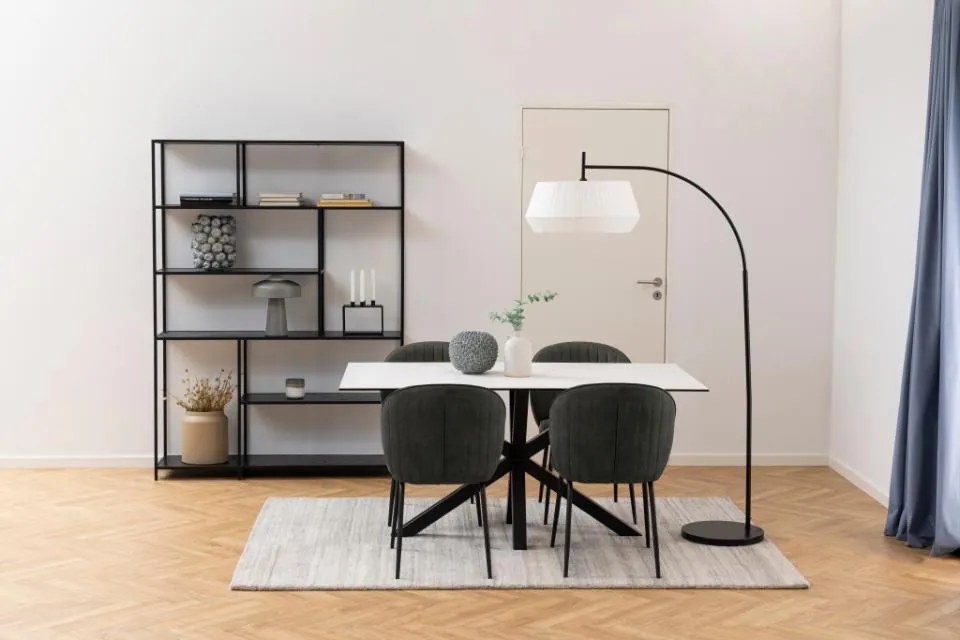 Heaven fehér kerámia étkezőasztal 160 cm
