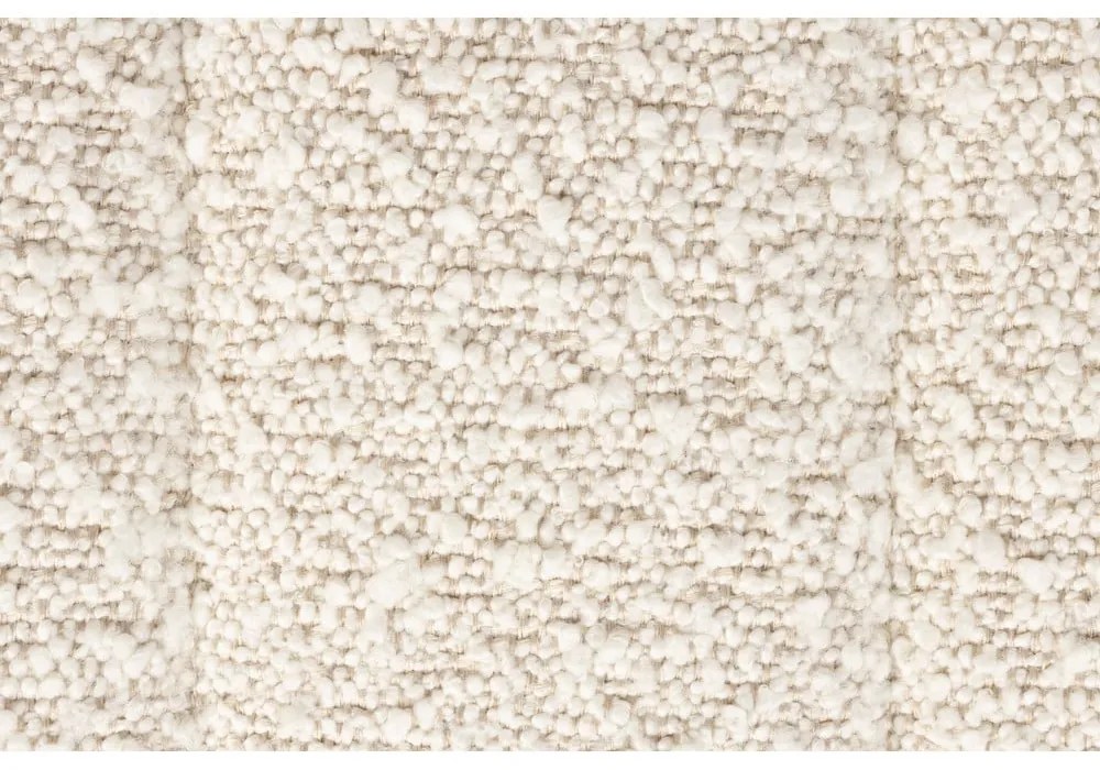 Fehér buklé fotel Jax – White Label