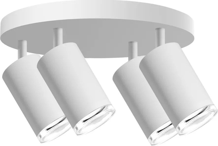 LED RGBW fényerőszabályozható fürdőszobai spotlámpa TURYN 4xGU10/4,8W/230V IP44 fehér