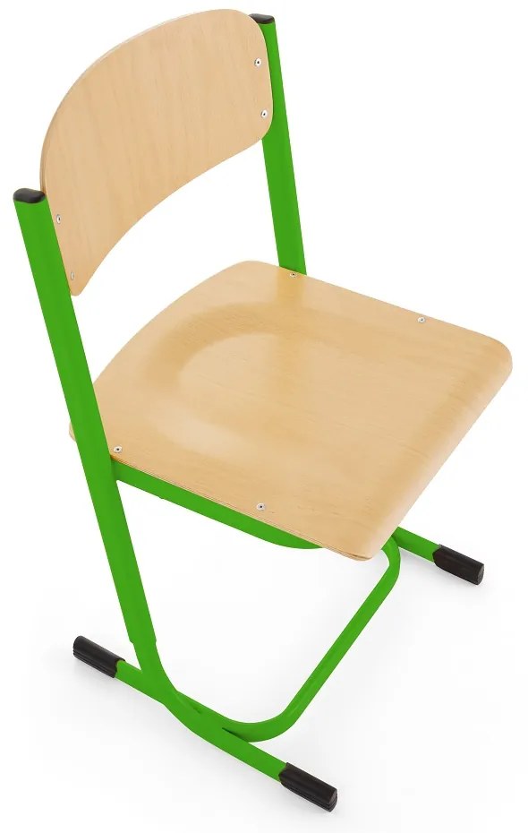Denis iskolaszék, állítható - 3-5 méret, világoszöld - ral 6018