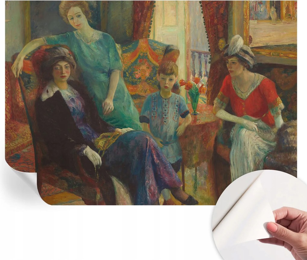 Öntapadós tapéta 3D fali furnér Klasszikus elegancia 312x219 cm