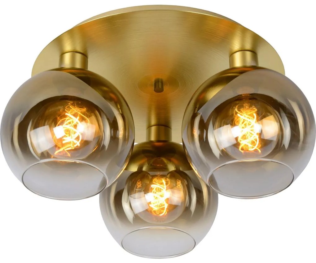 Lucide 74114/03/02 - Mennyezeti lámpa MARIUS 3xE27/40W/230V arany