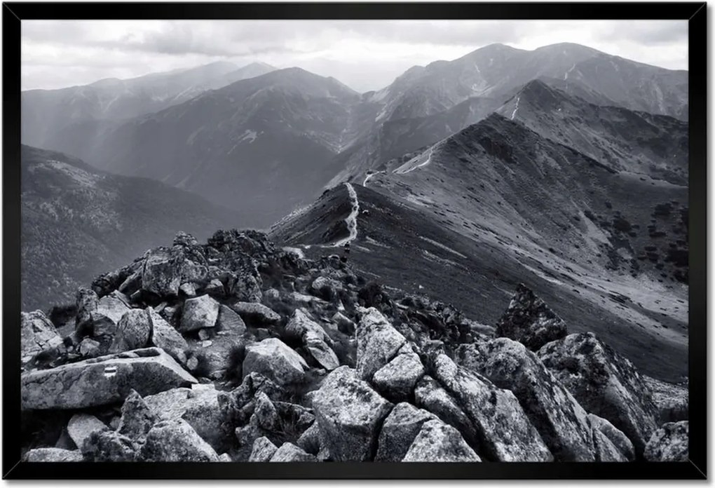 Poszterek keretben 60x40 A Tátra főcsúcsa
