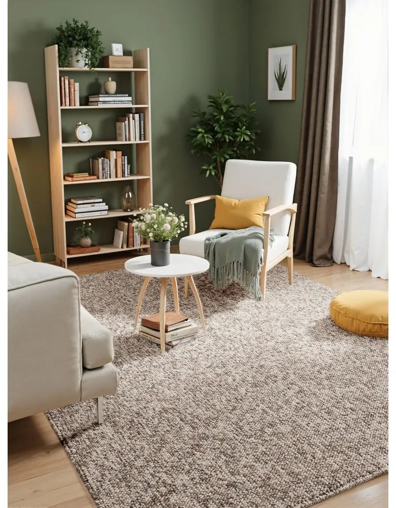 Szürke mosható szőnyeg 80x150 cm Rocco Taupe – Elle Decoration