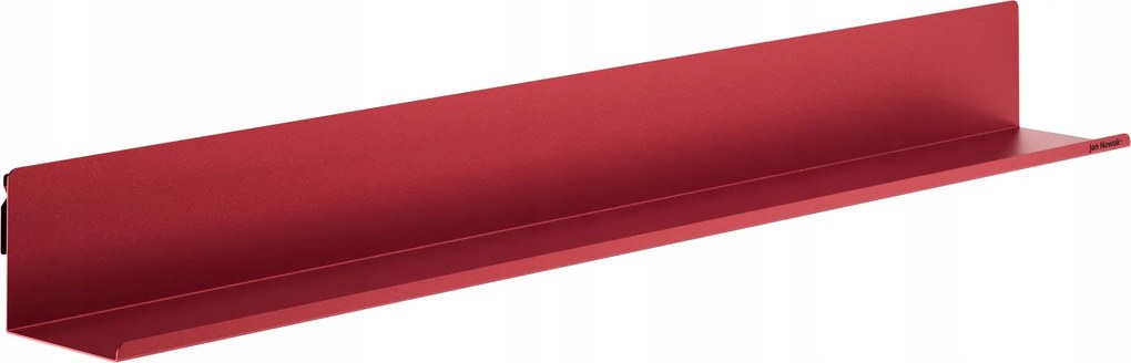 Jan Nowak Fém Fali Polc Dekorációkhoz 120 cm Joanne Modern Piros