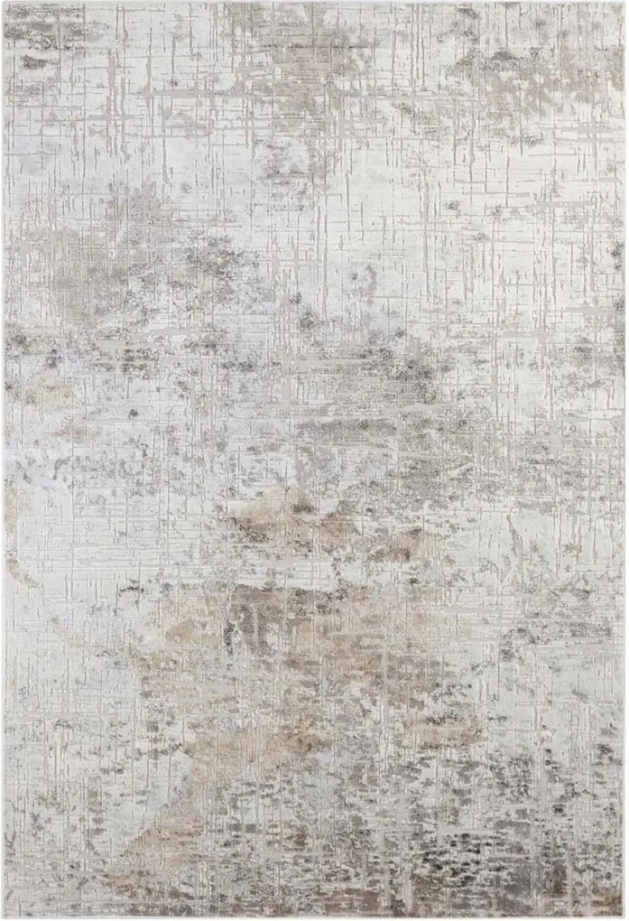 Modern bézs-krém viszkóz szőnyeg,ELLE Decor márvány 195x300cm