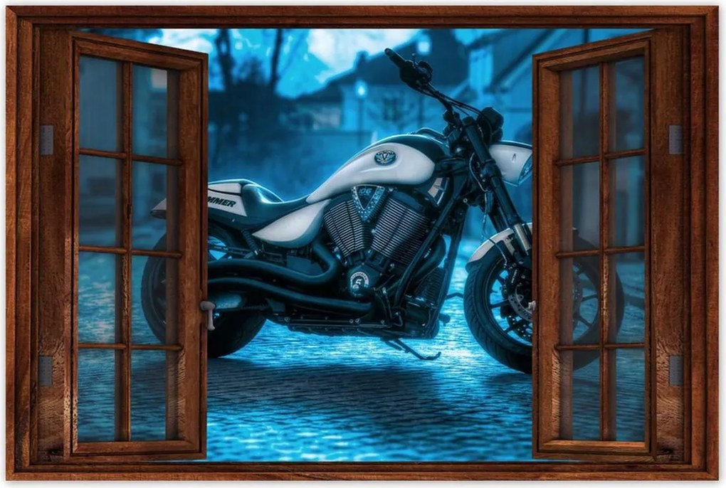 Poszterek 120x80 Hammer türkiz Motor