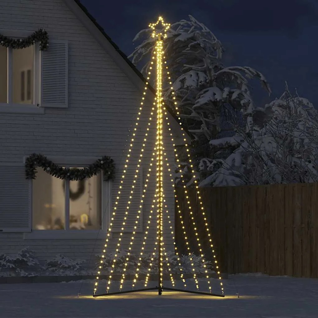 meleg fehér LED karácsonyfa 570 LED 399 cm
