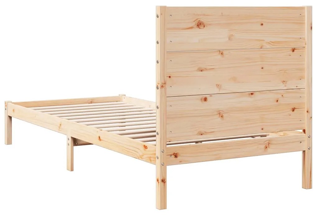 tömör fa extra hosszú ágykeret matrac nélkül 90 x 210 cm