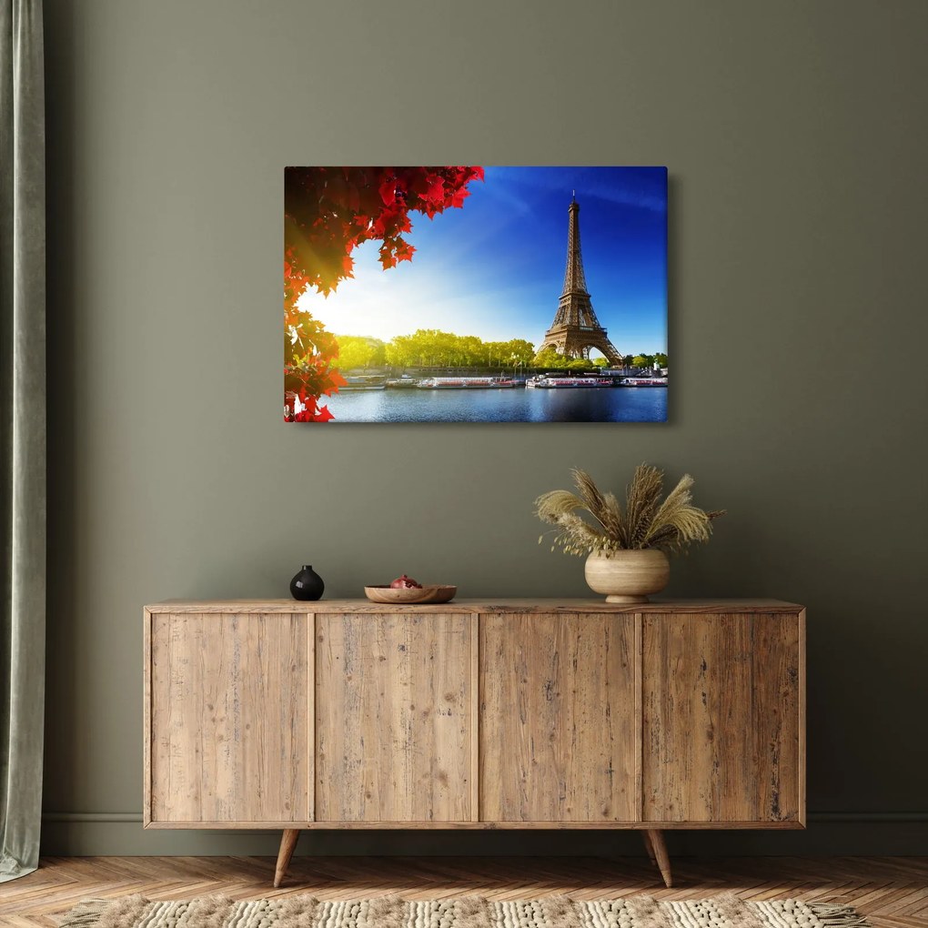 Kép - ősz Párizsban (90x60 cm)