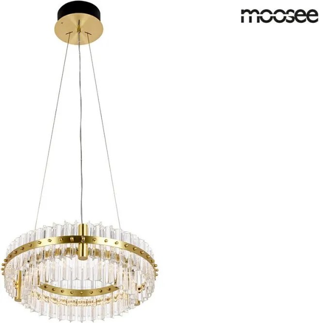 KING HOME MSE010100166 SATURNUS Kristály Függesztett Lámpa Arany LED IP20