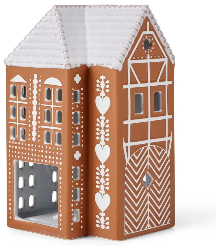 Kerámia gyertyatartó teamécseshez Gingerbread Lighthouse – Kähler Design