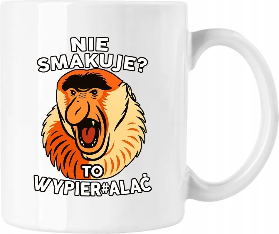 Bögre Nem ízlik Mém Hordozó Janusz Fehér 330ml