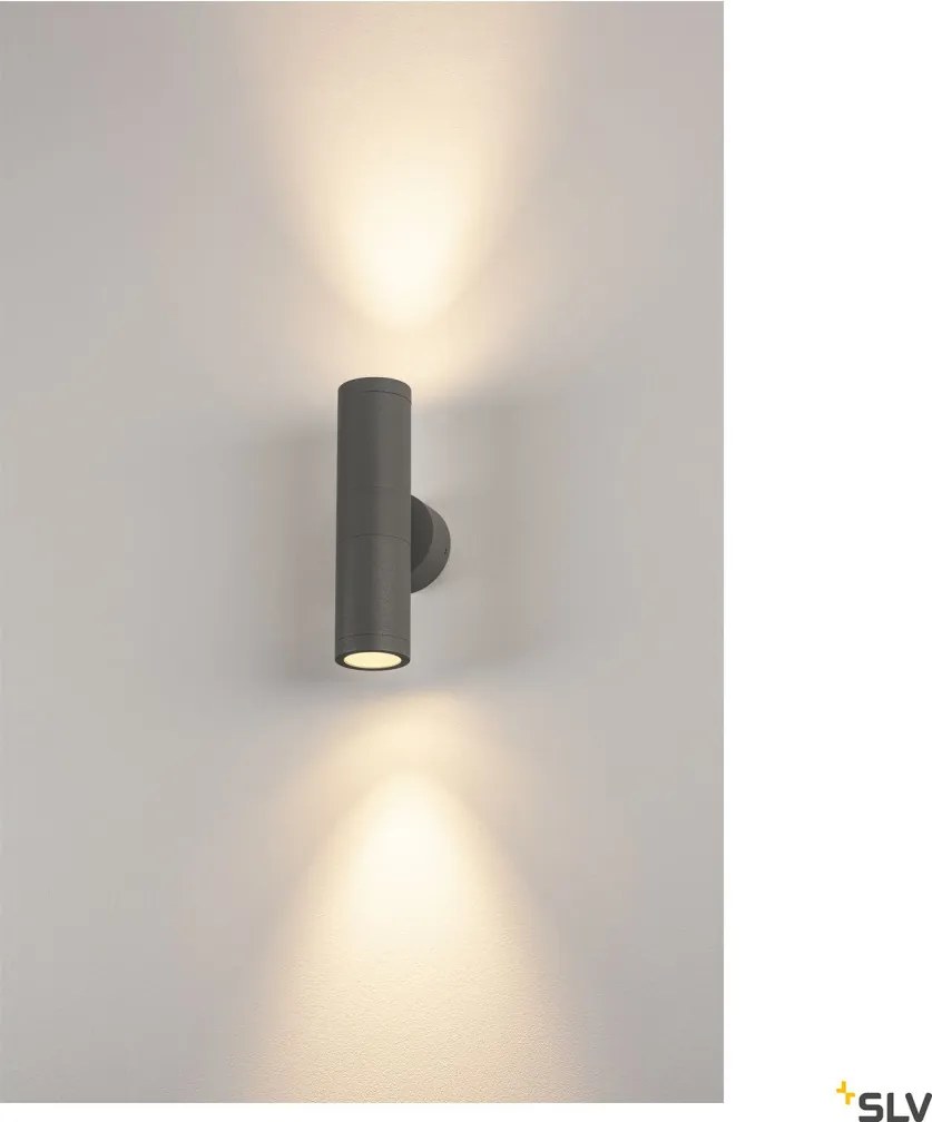 SLV 228775 ASTINA Modern Kültéri Fali Lámpa Antracit GU10 IP44