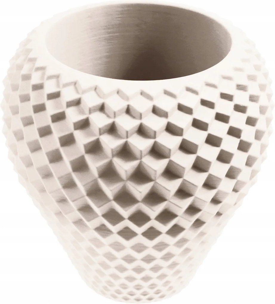 Virágtartó Cone Light Beige Poli 10cm Dekoratív virágtartó