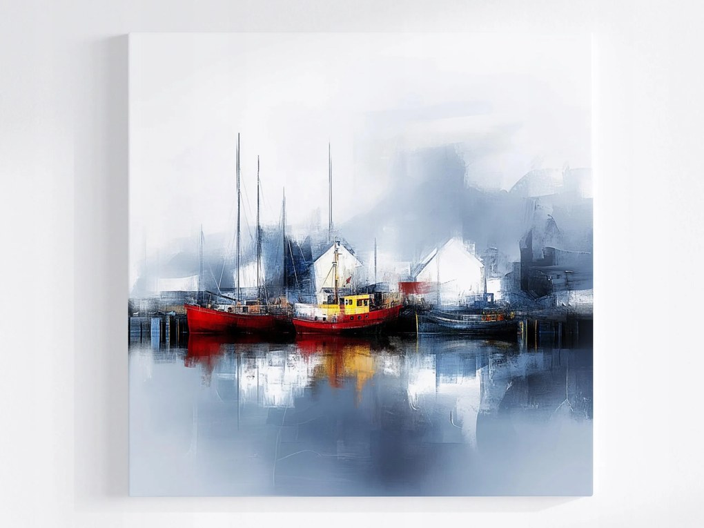 Vászonkép Canvas Víz Tenger Óceán Kikötő Hajók 40x40