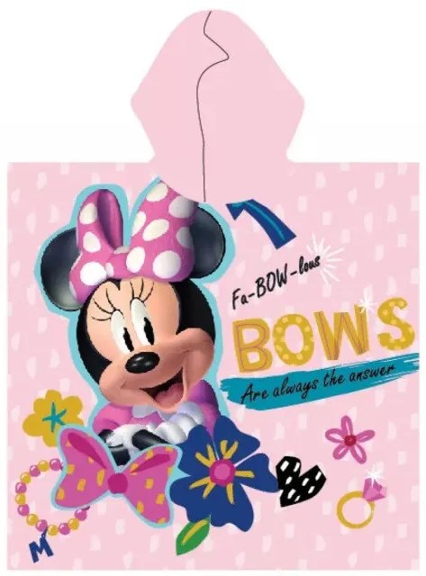 Disney Minnie Smile strand törölköző poncsó 55x110 cm (Fast Dry)