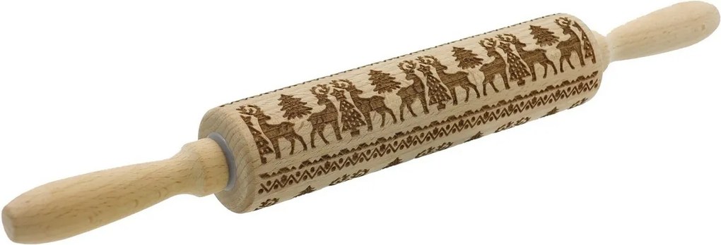 Toro nyujtófa rénszarvasos díszítéssel, 38 cm