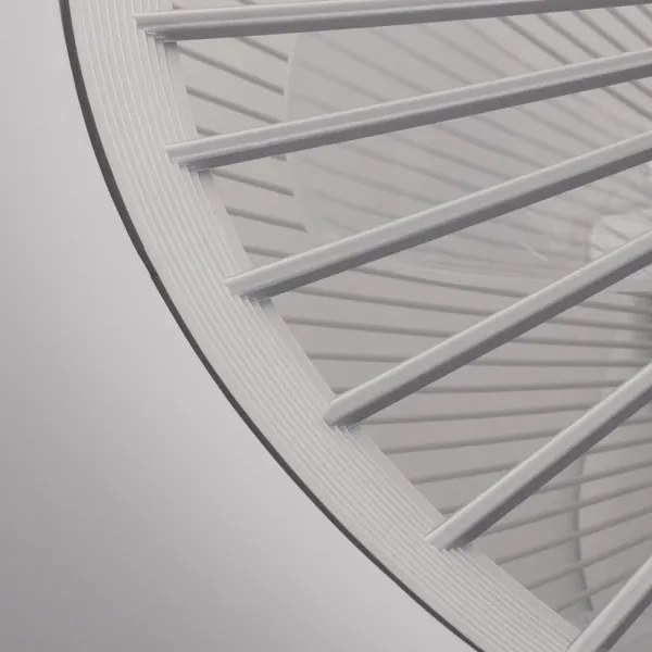 LED Dimmelhető mennyezeti lámpa ventilátorral ZONDA LED/48W/230V ezüst + távirányító