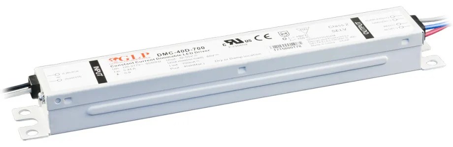 GLP Led tápegység GLP DMC-D40-C700 dimmelhető 38.5W 32-55V 700mA